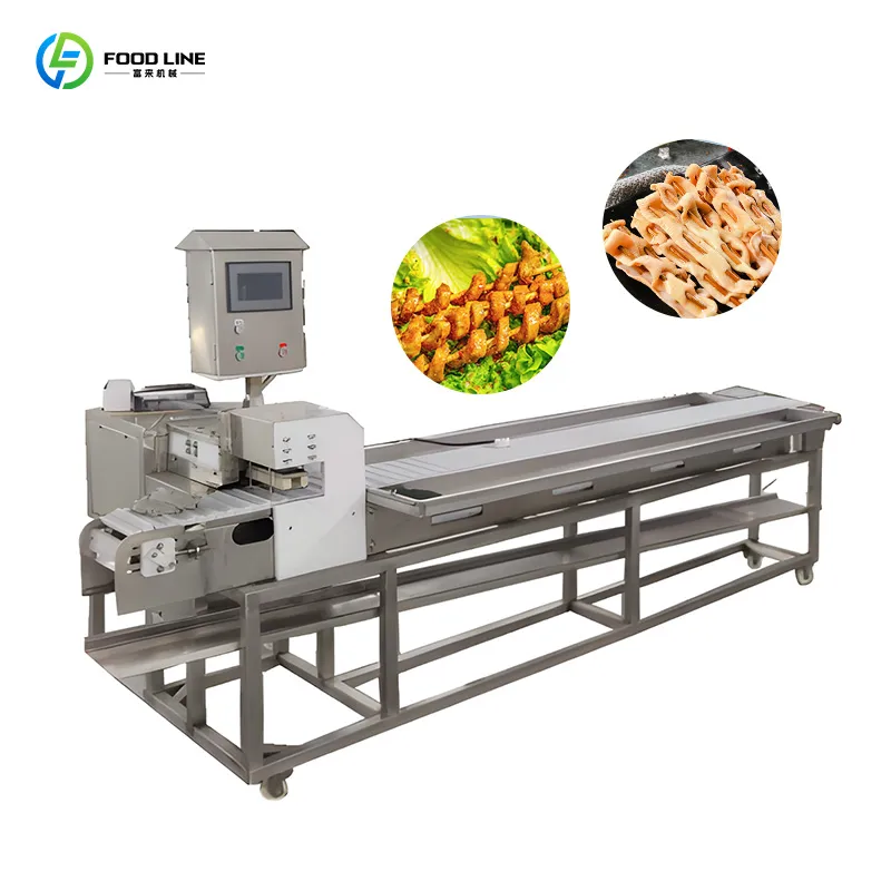 Автоматическая машина для шампуров из нержавеющей стали 4