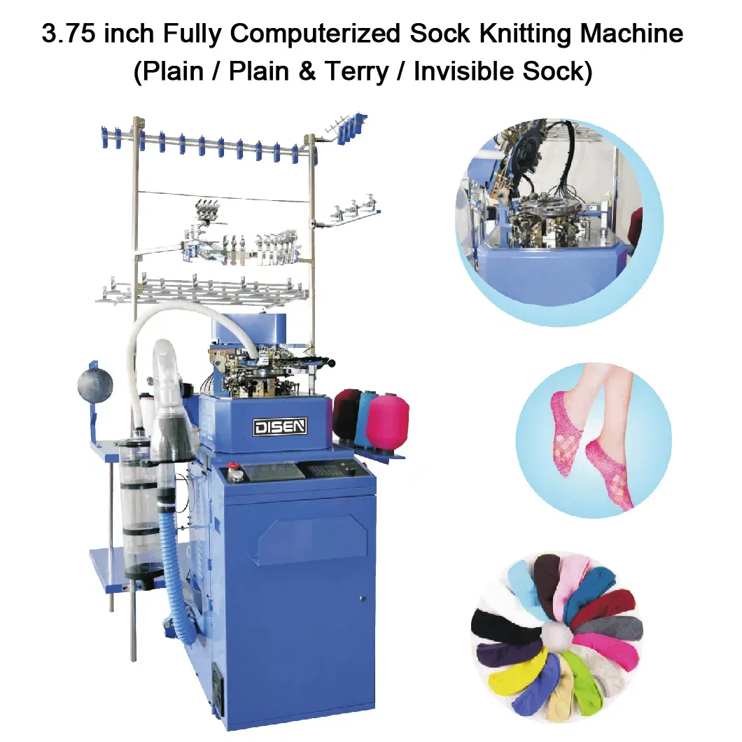 Автоматическая компьютеризированная машина для вязания носков 3.5-3.75-4 дюймовая жаккардовая 2