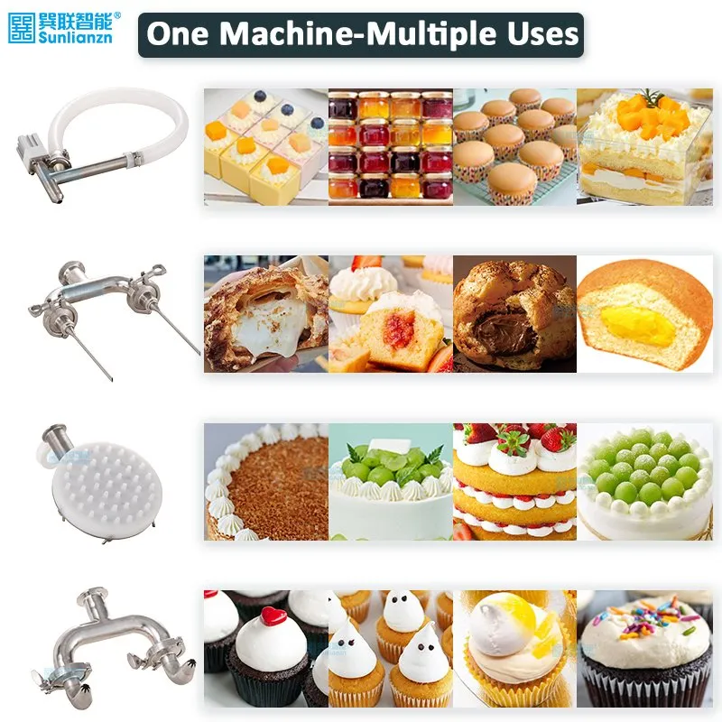 Автоматическая машина для начинки и декорирования тортов EX10-1 2