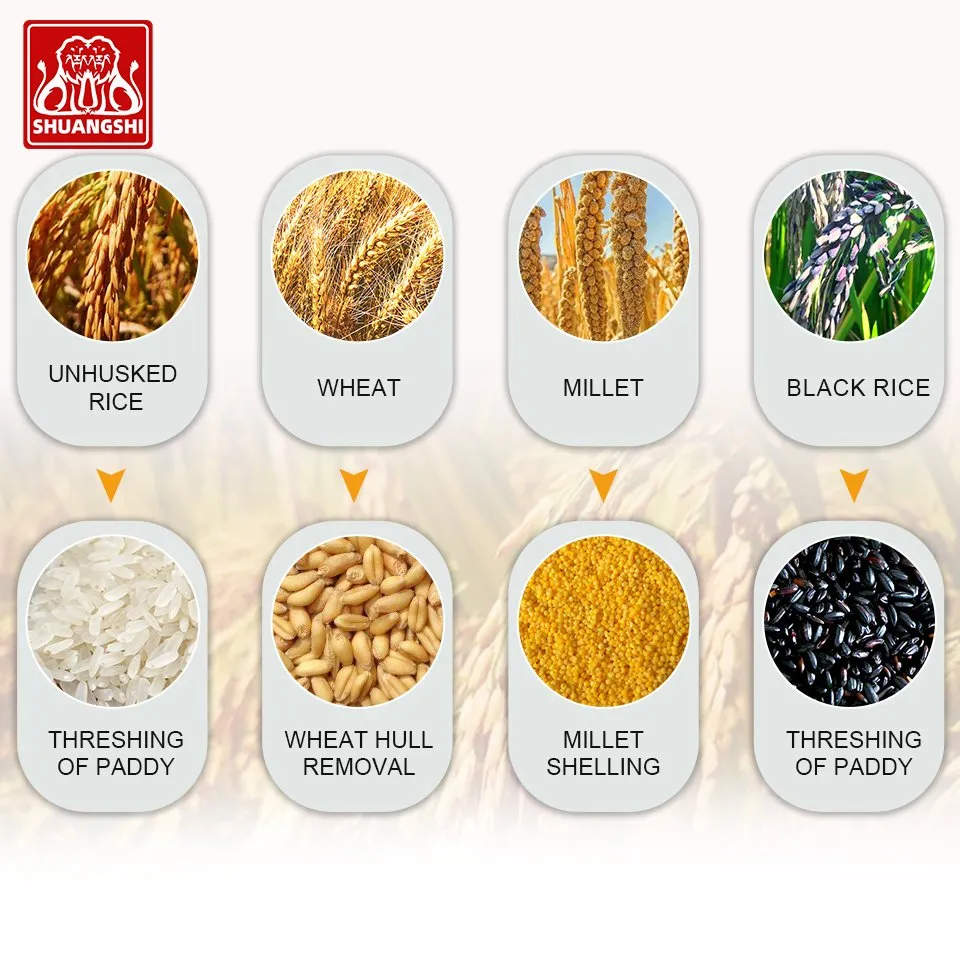 Электрическая мельница для риса и крупной муки Shuangshi 20TPD 4