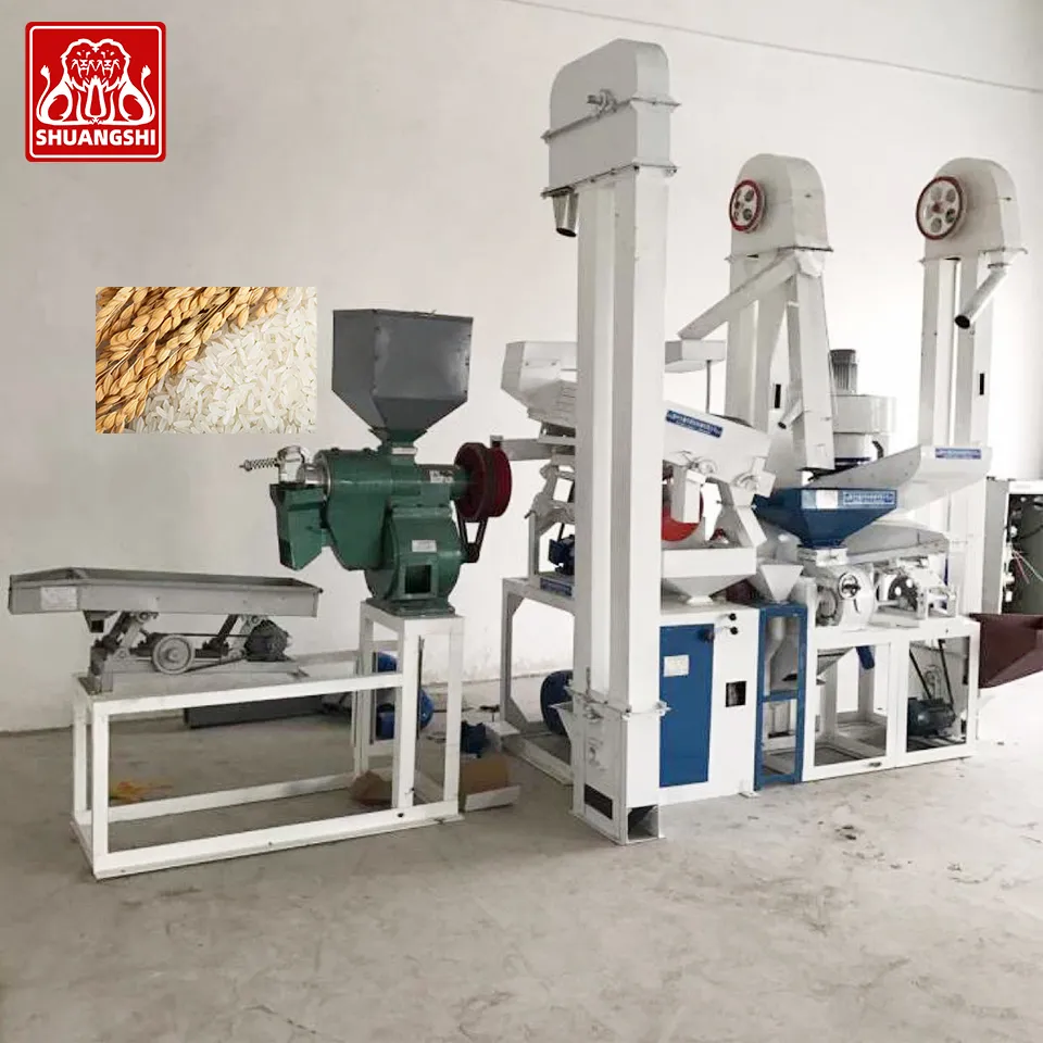 Электрическая мельница для риса и крупной муки Shuangshi 20TPD