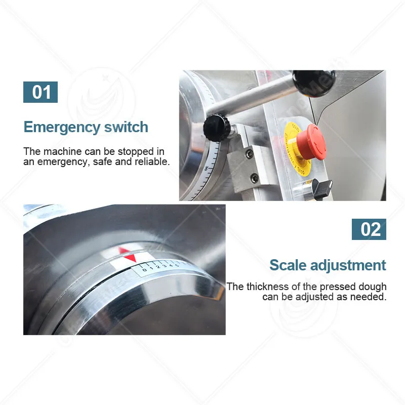 Профессиональная машина для раскатки теста 2