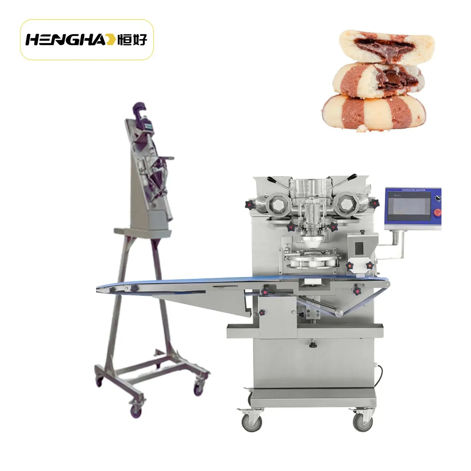 Автоматическая машина для обсыпки с шоколадной подачей HM-810 2