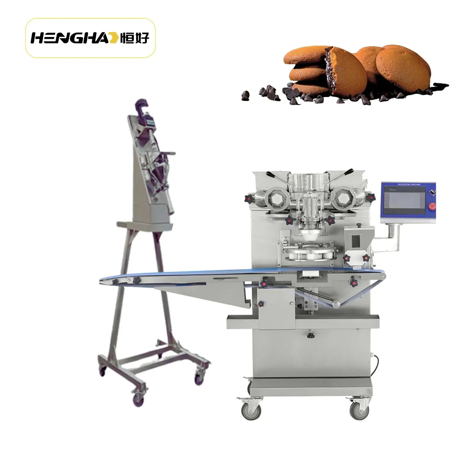 Автоматическая машина для обсыпки с шоколадной подачей HM-810 3