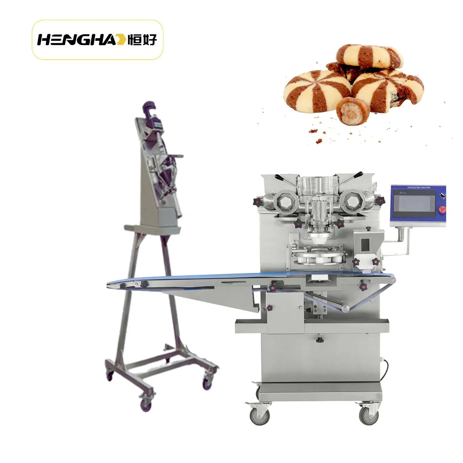 Автоматическая машина для обсыпки с шоколадной подачей HM-810 4