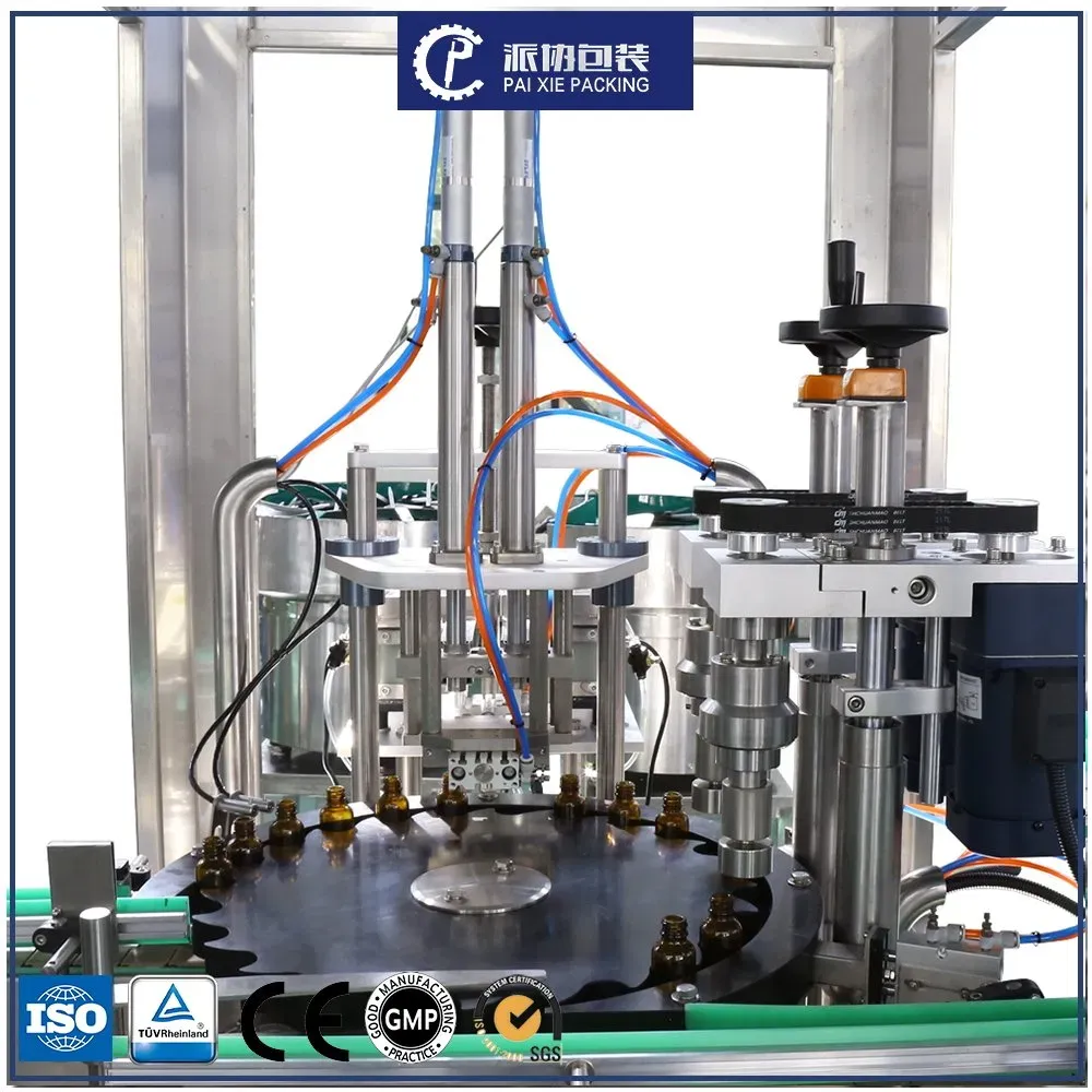 Автоматическая машина для розлива и закупорки жидкостей PX-BFC80 4
