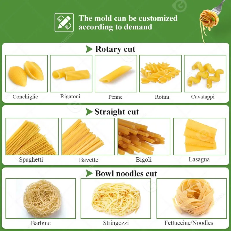 Промышленный экструдер для производства кукурузной спагетти и макарон 6