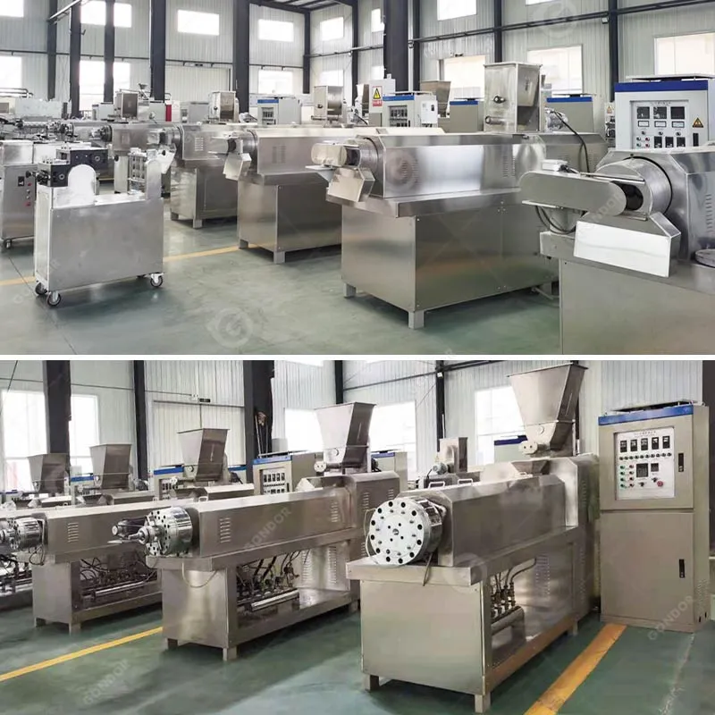 Промышленный экструдер для производства кукурузной спагетти и макарон 2