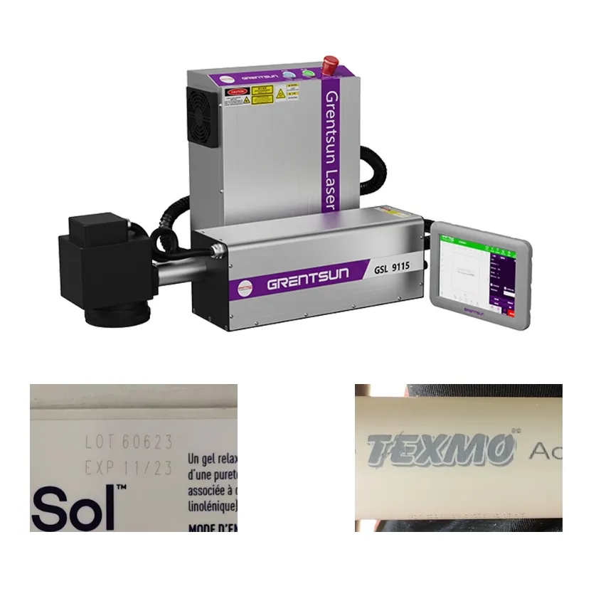 Профессиональная УФ лазерная маркировочная машина для ДМ QR ПП ПЭ ПВХ пленки