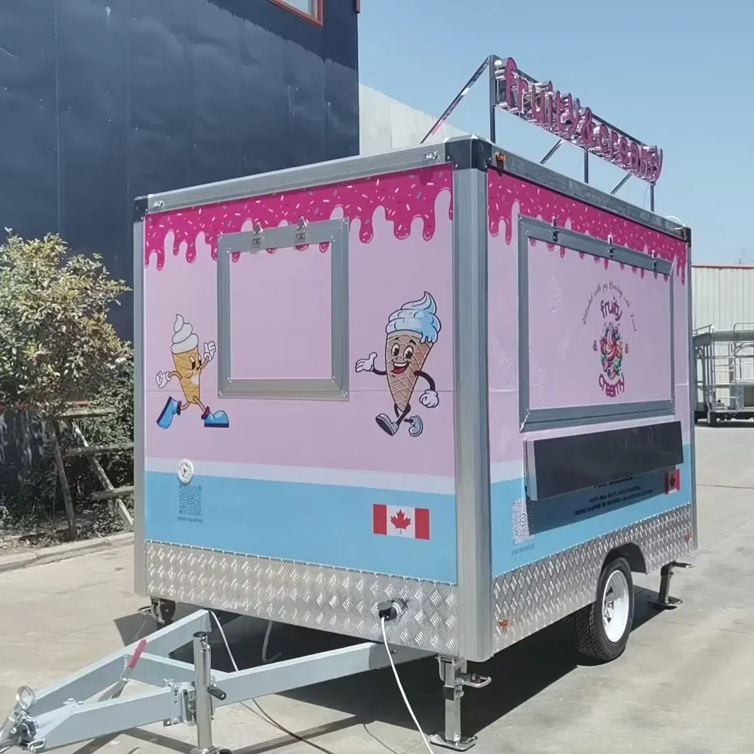 Мобильный фуд-трак на прицепе для пищевых продуктов 6