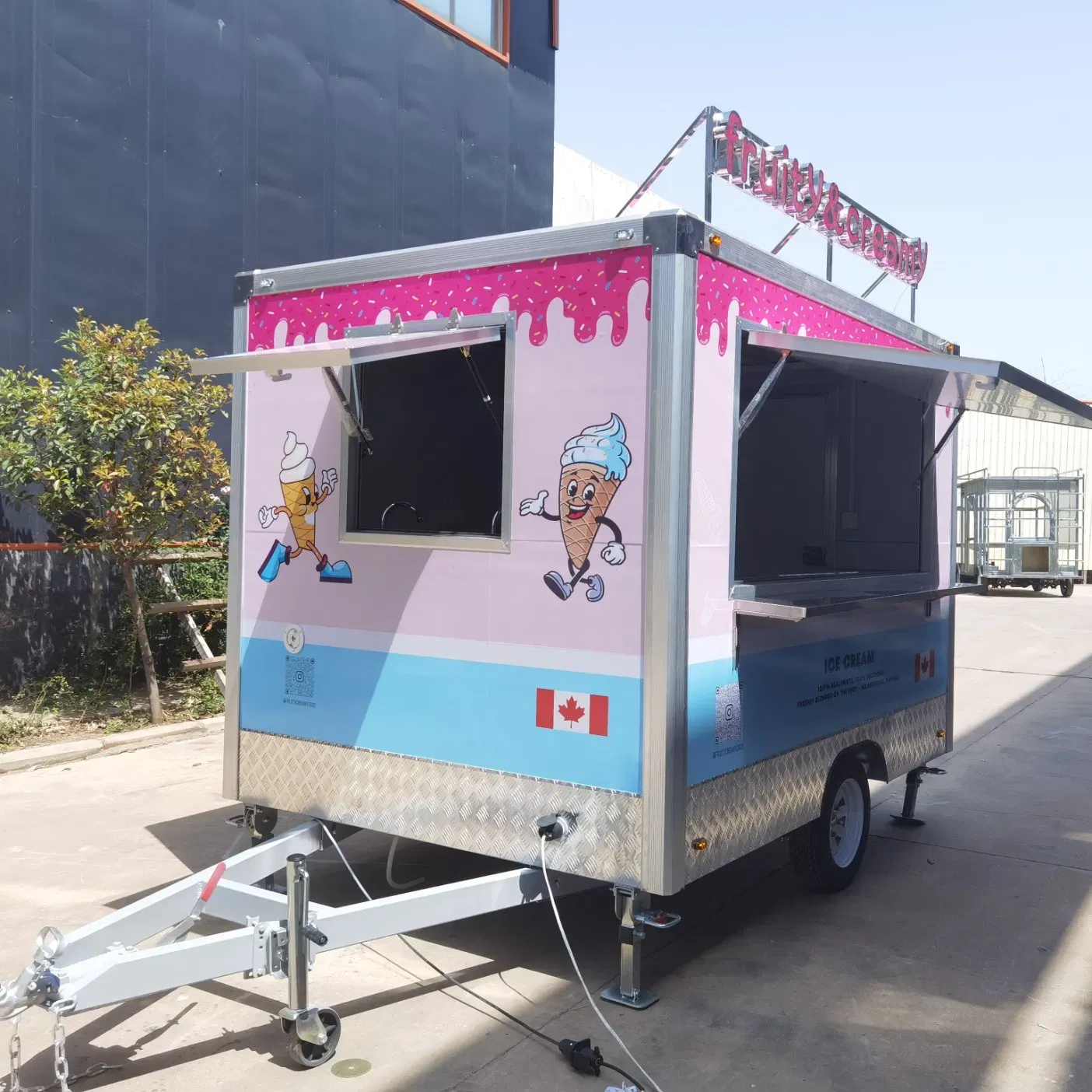 Мобильный фуд-трак на прицепе для пищевых продуктов 5