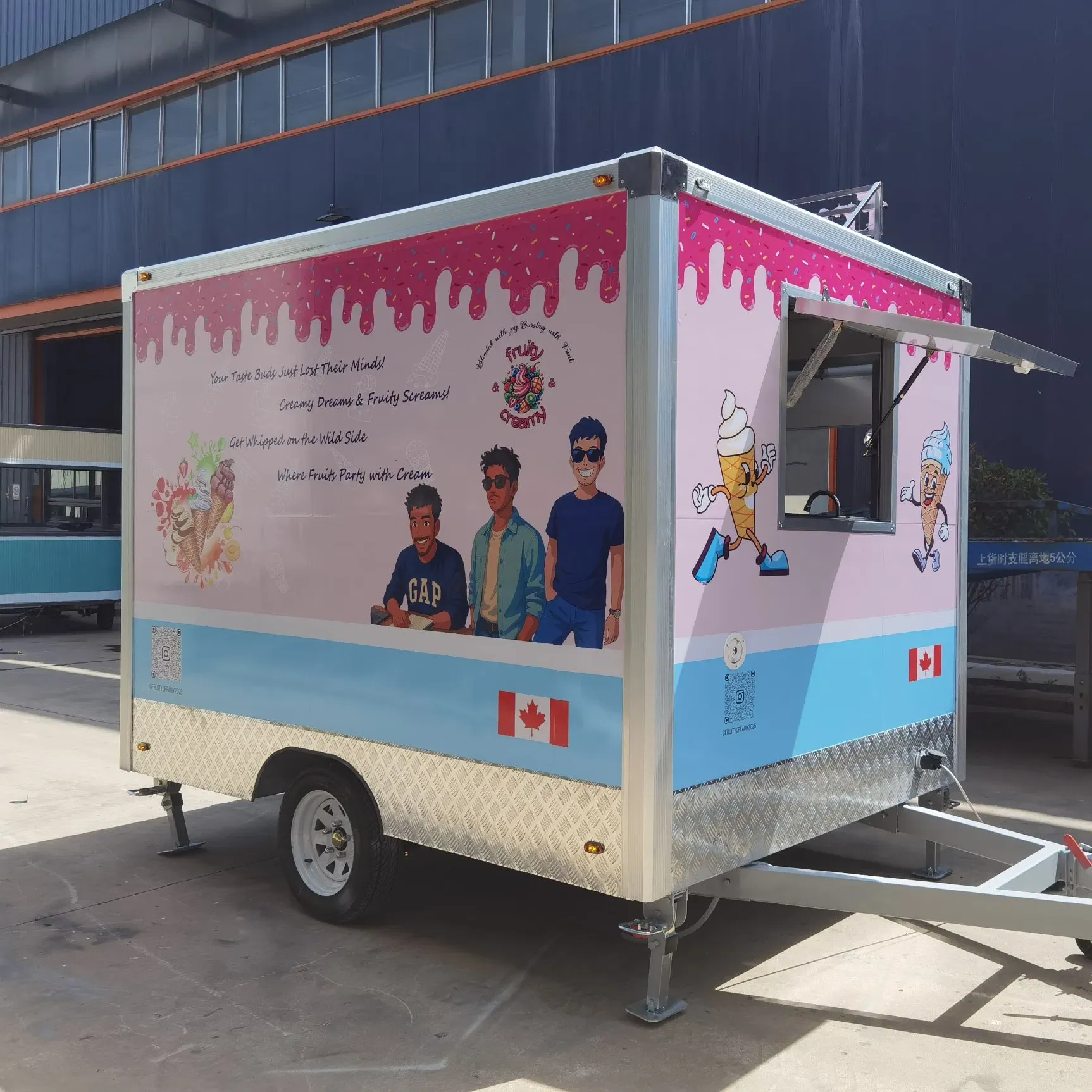 Мобильный фуд-трак на прицепе для пищевых продуктов 4