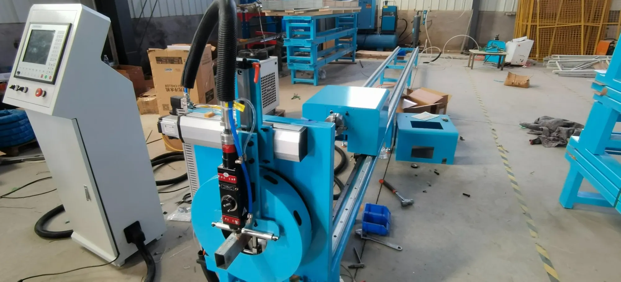 Лазерная трубная резка для квадратных и прямоугольных стальных труб 4