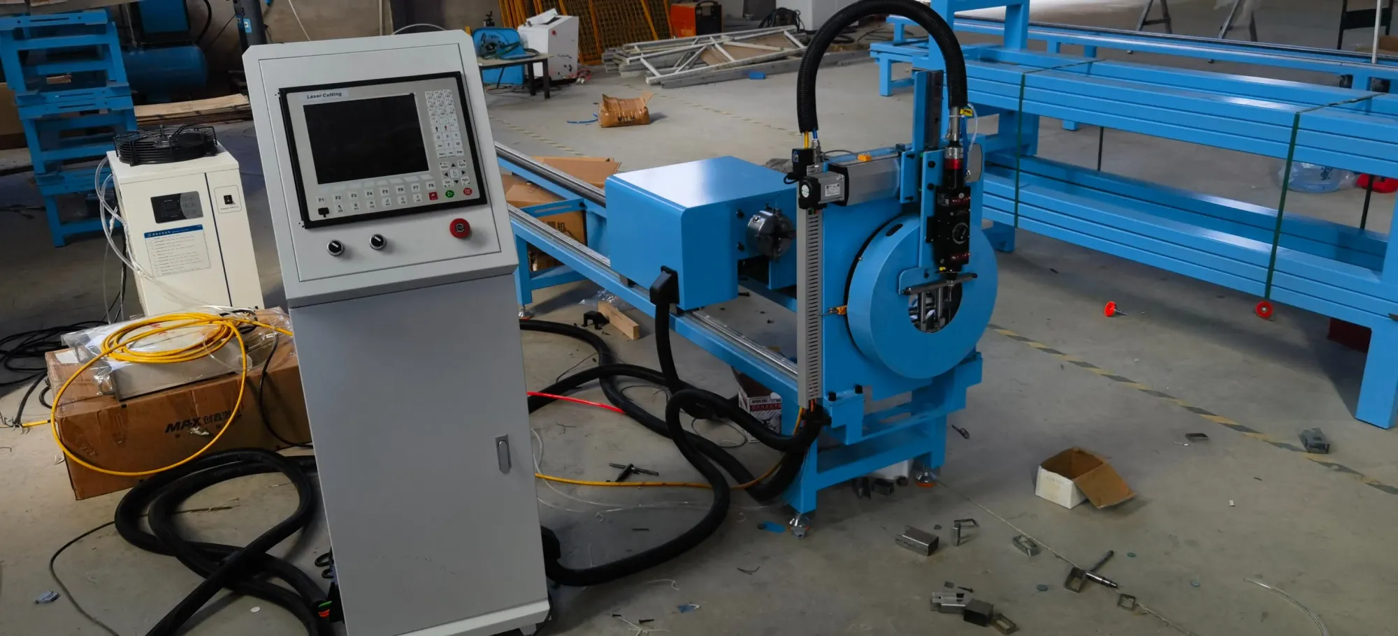 Лазерная трубная резка для квадратных и прямоугольных стальных труб 6