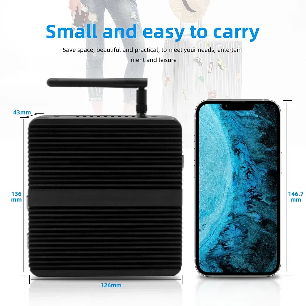 Профессиональный мини-ПК HYSTOU H3-J4125 с 4 LAN 6