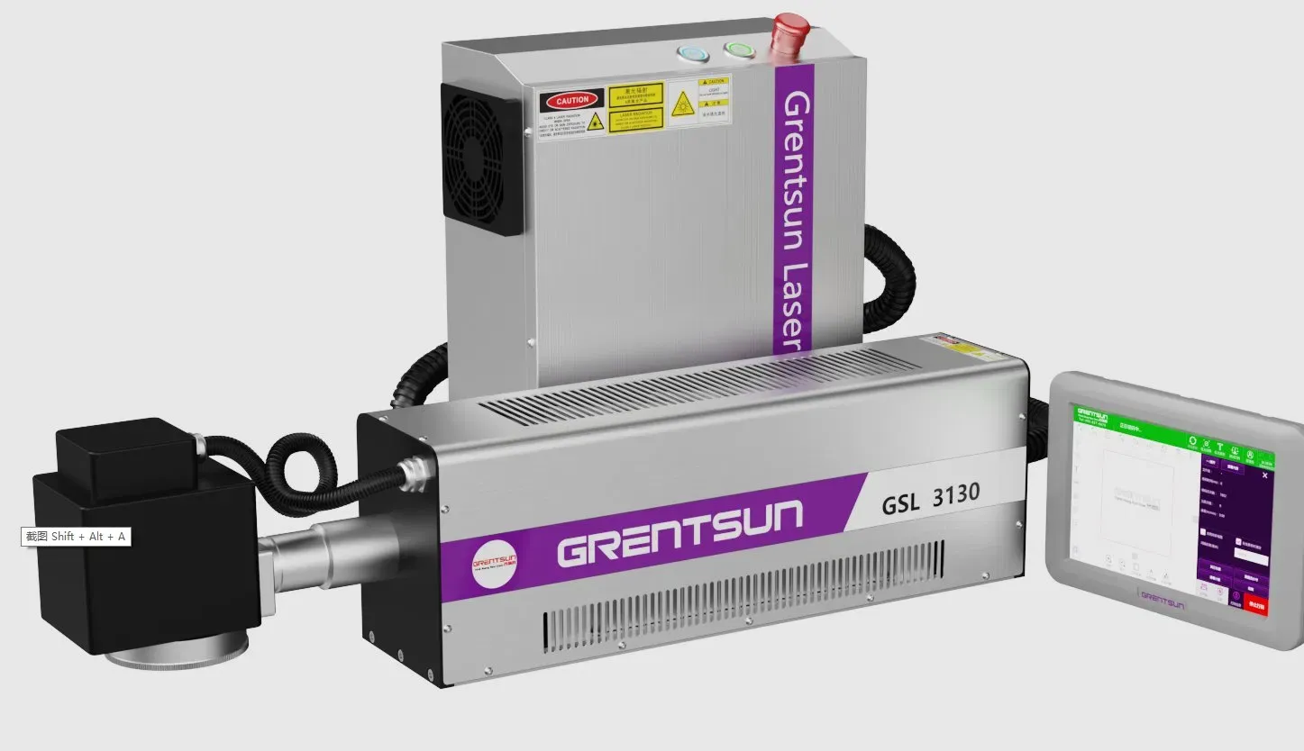 Лазерная машина для кодирования дат на пластиковых алюминиевых фольговых пакетах 2