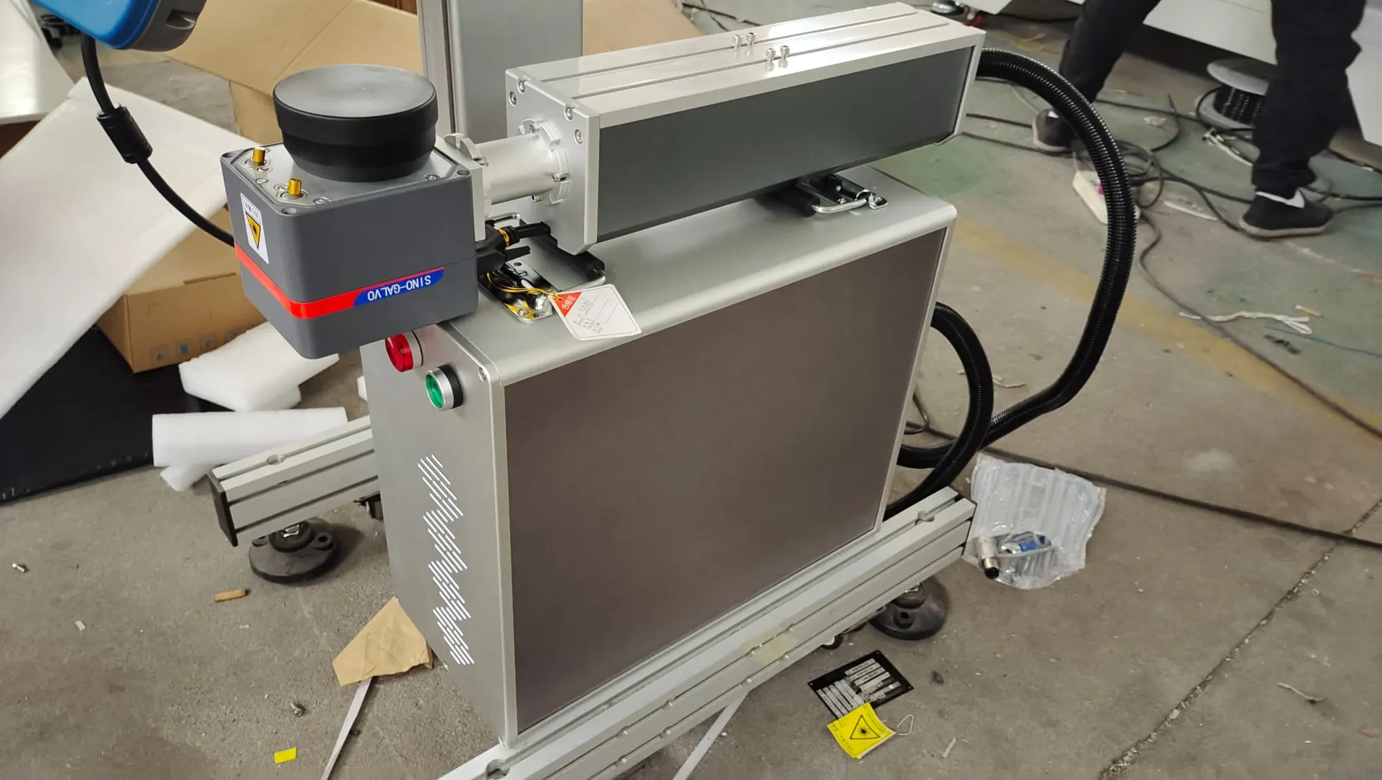 Лазерная маркировочная машина CO2 RF-трубка 30W 40W 60W с RC2808 головкой Galvo 6