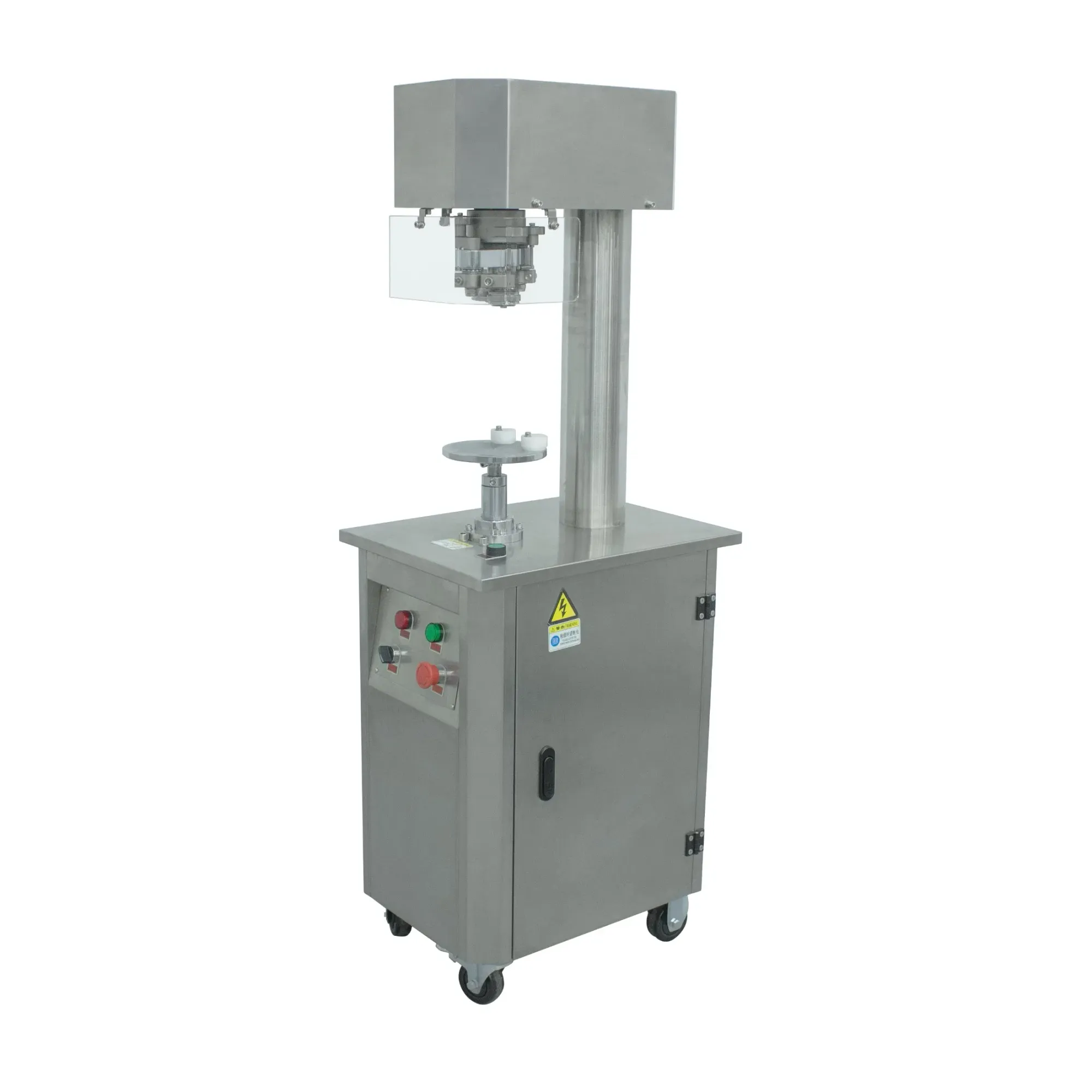 Полуавтоматическая машина для запечатывания банок