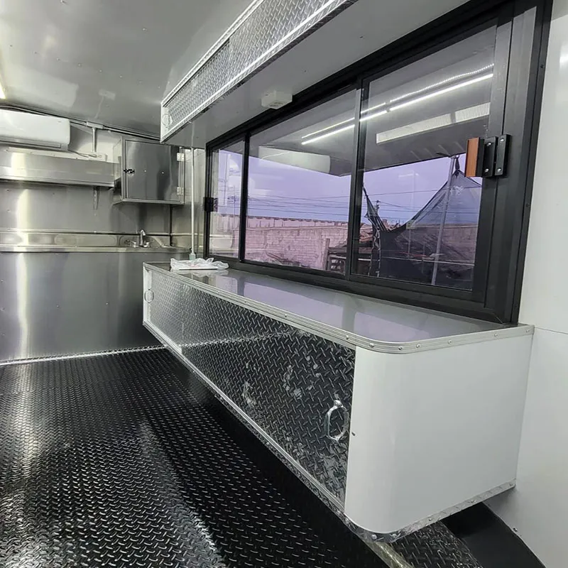 Мобильный фургон с едой из нержавеющей стали 4