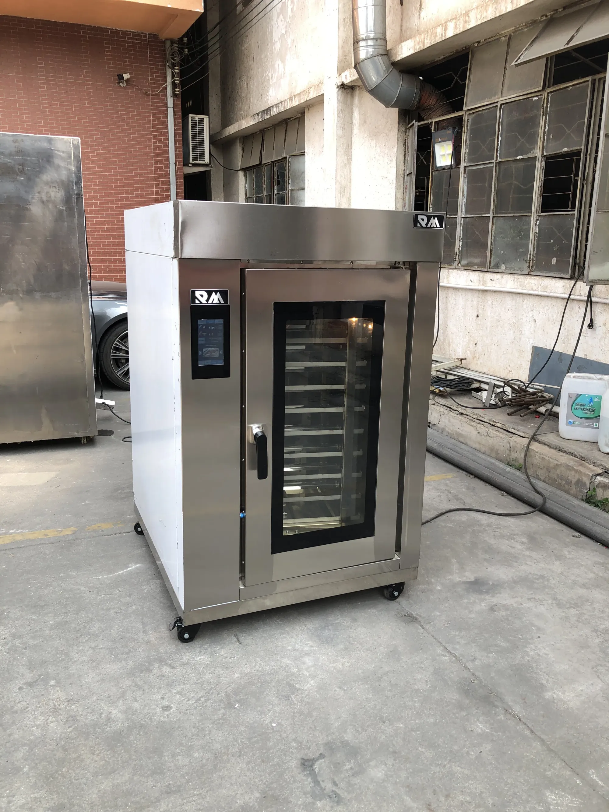 Профессиональная ротационная духовка для пекарни 6