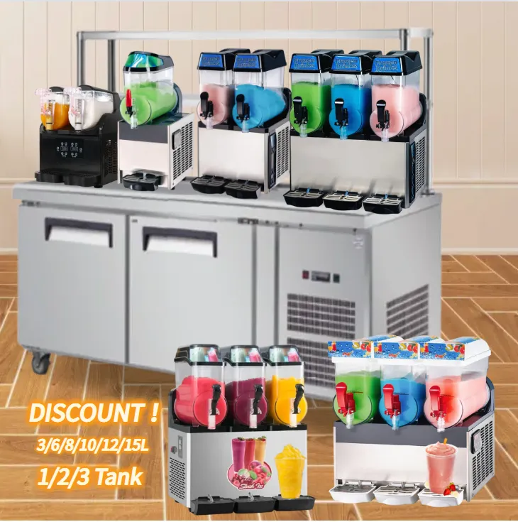 Профессиональная машина для замороженных напитков и мороженого