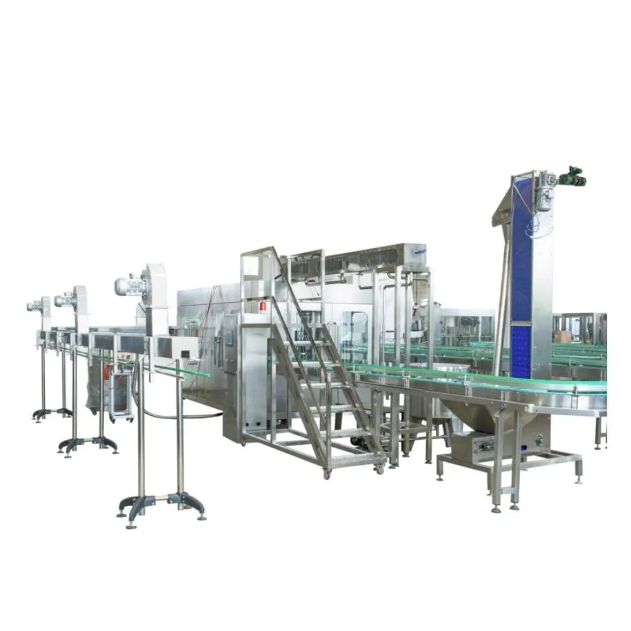 Полностью автоматизированная производственная линия для розлива газированных напитков и пива