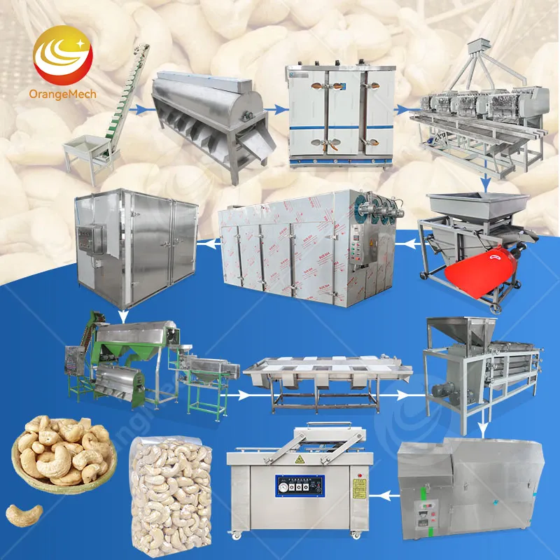 Автоматическая линия переработки кешью