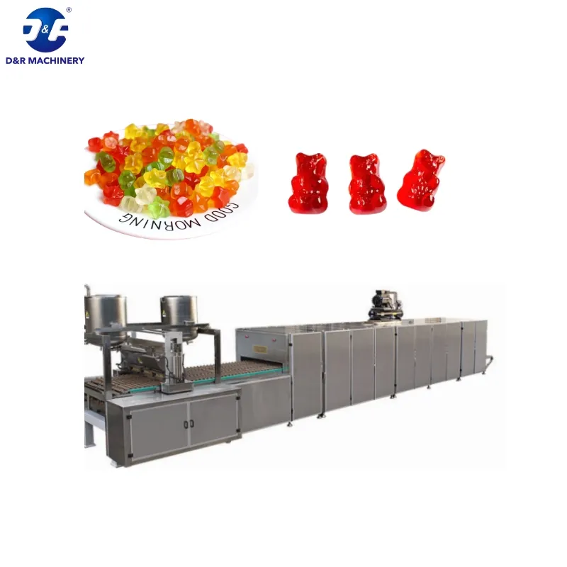 Полностью автоматическая машина для производства мягких конфет из фруктового желе, желатина и пектина, линия по производству мягких желейных конфет 4