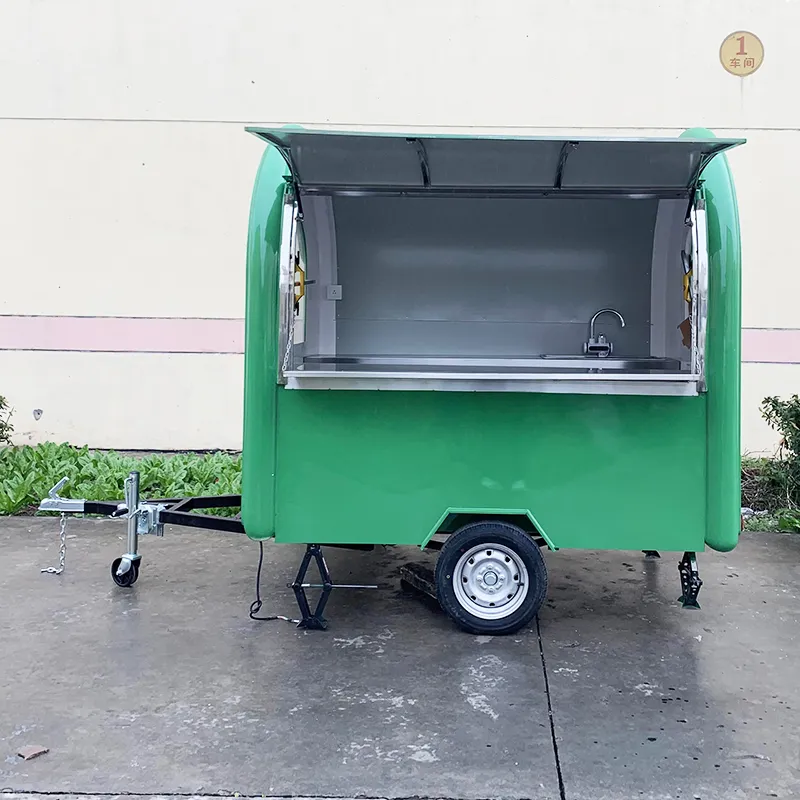 Мобильный торговый прилавок для еды 5