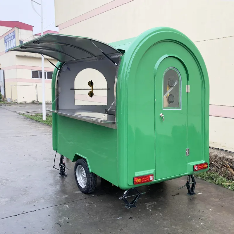 Мобильный торговый прилавок для еды