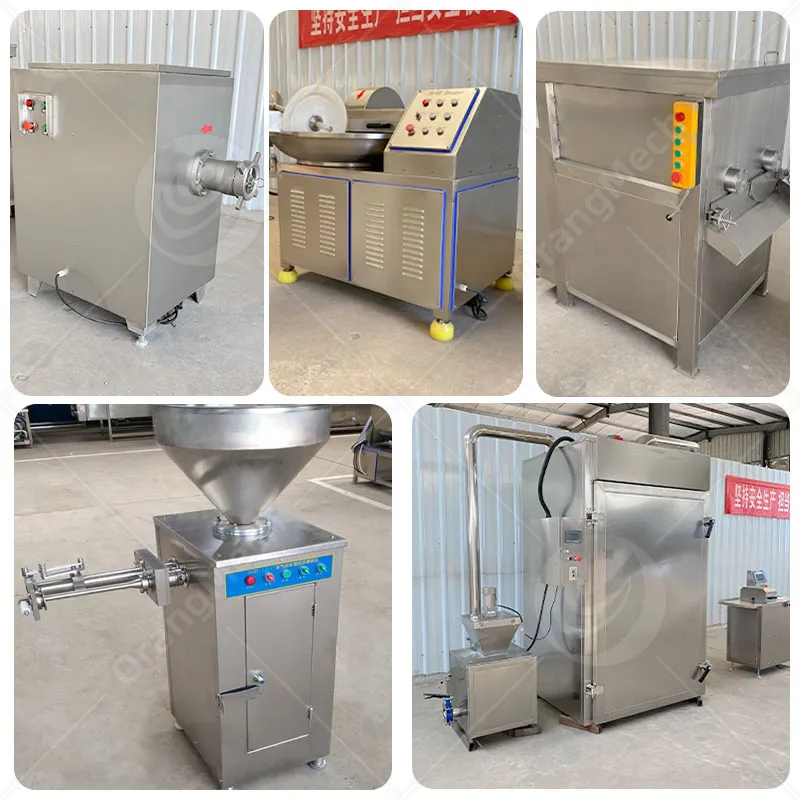 Автоматическая линия для производства колбасы салями малых масштабов 6