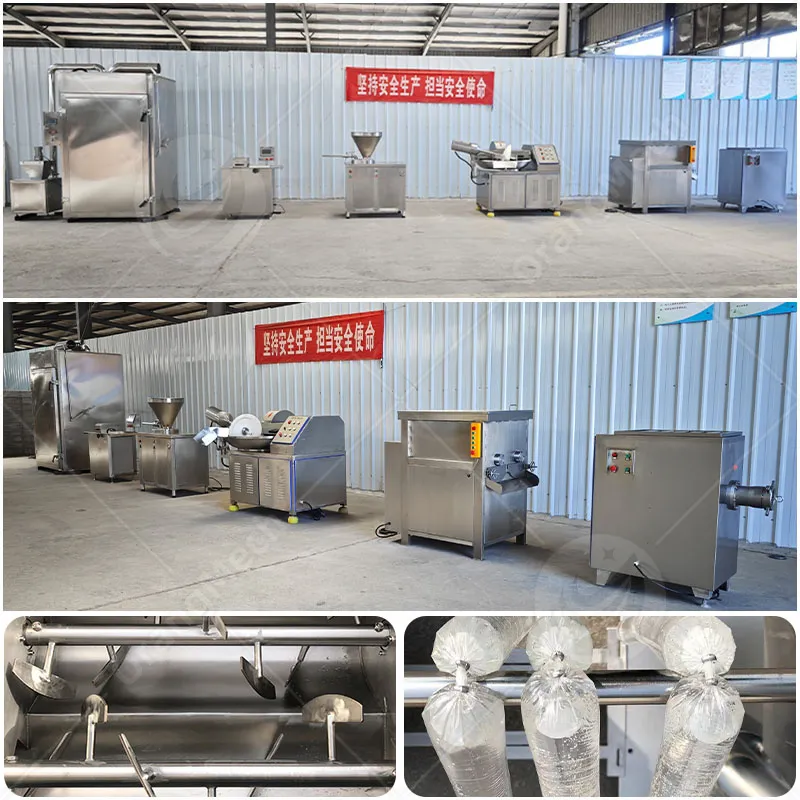 Автоматическая линия для производства колбасы салями малых масштабов 5