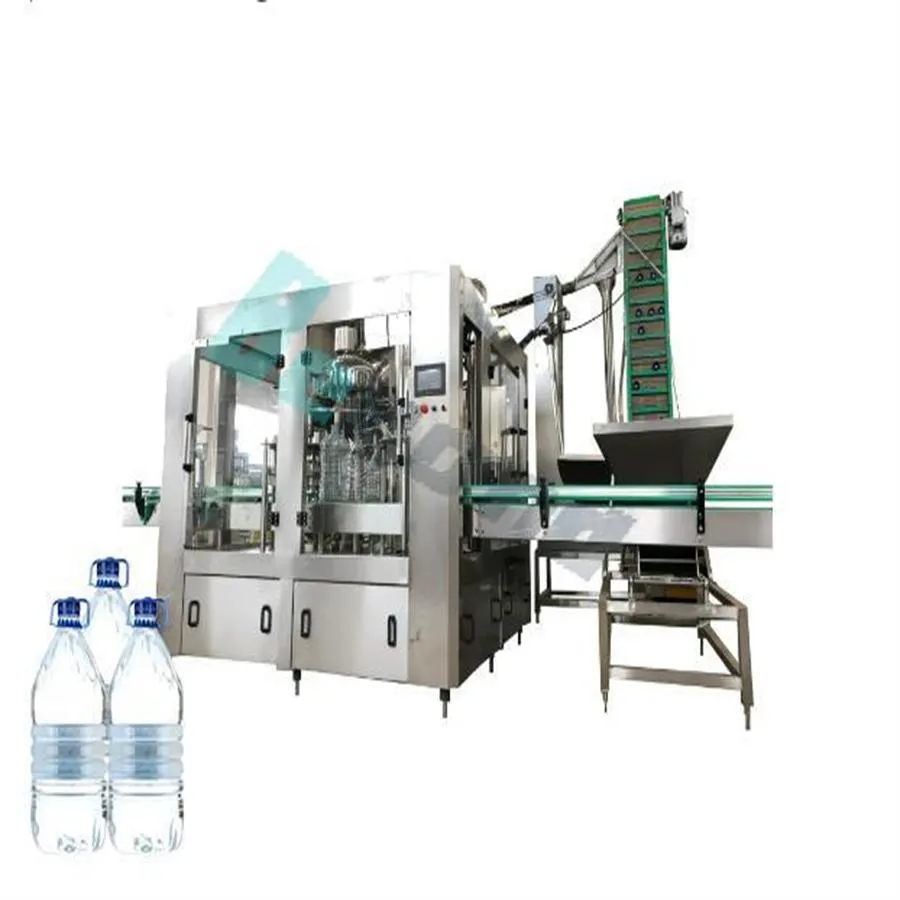 Полностью автоматическая машина для мойки, наполнения, закупорки и упаковки бутылок с водой BY-714200