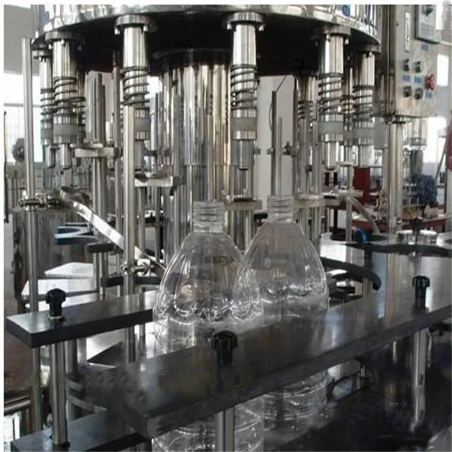 Полностью автоматическая машина для мойки, наполнения, закупорки и упаковки бутылок с водой BY-714200 6