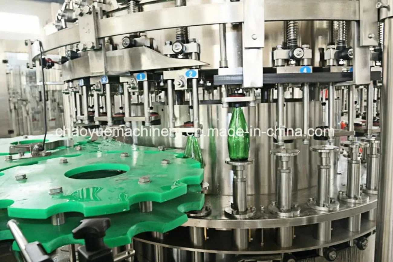 Полностью автоматическая машина для мойки, запечатывания и розлива 3 в 1 5