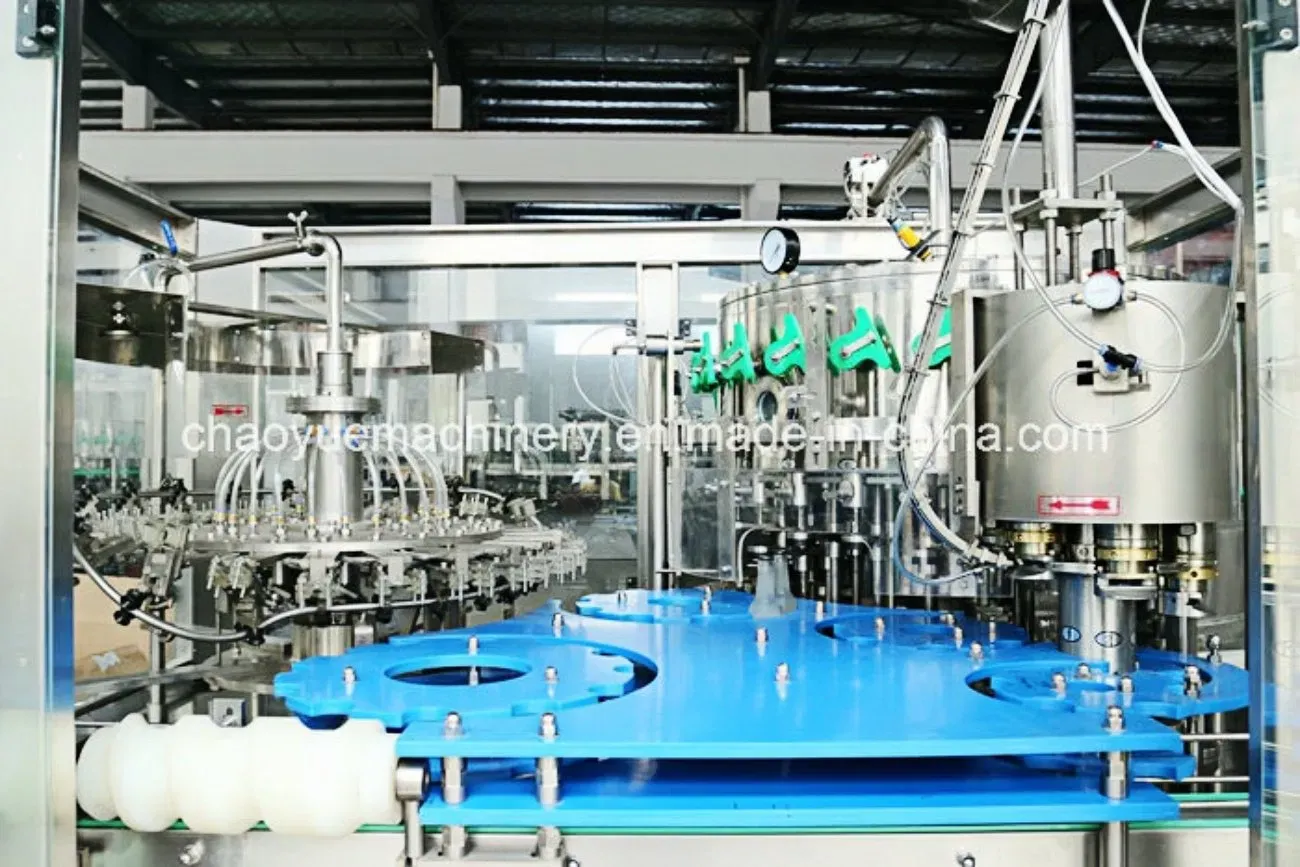 Полностью автоматическая машина для мойки, запечатывания и розлива 3 в 1 6