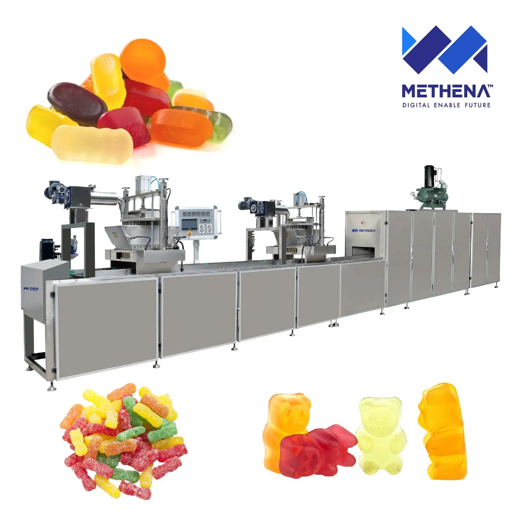 Автоматическая линия производства мягких конфет с начинкой из желе