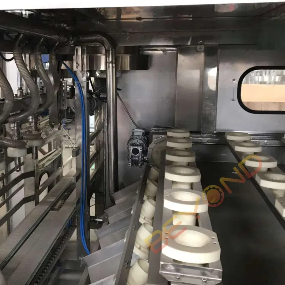 Полностью автоматическая машина для розлива и укупорки бутылей питьевой воды 5 Gallon 3