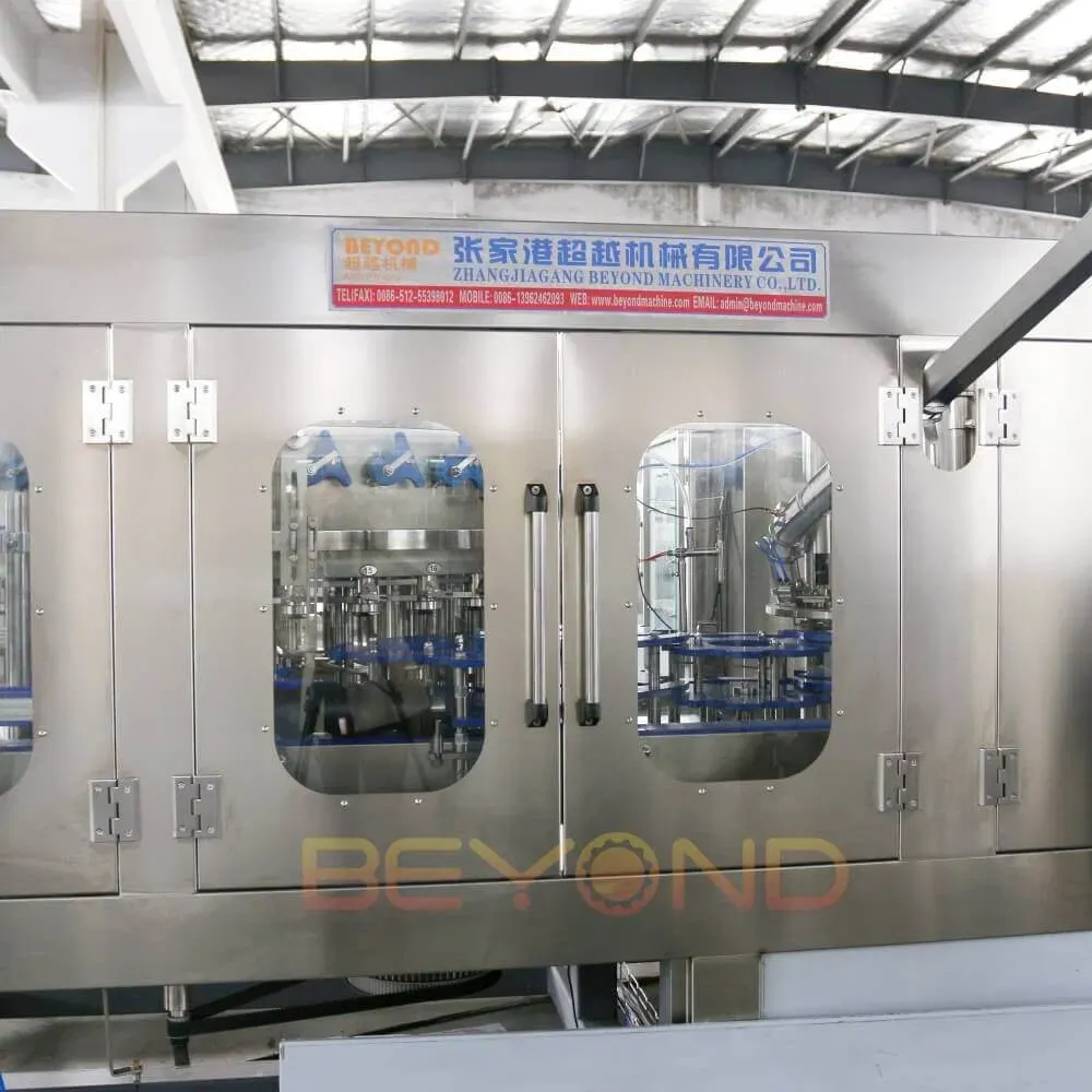 Полностью автоматическая линия розлива газированных напитков в банки, машина для наполнения банок безалкогольных напитков с изобарическим наполнителем, производ 2