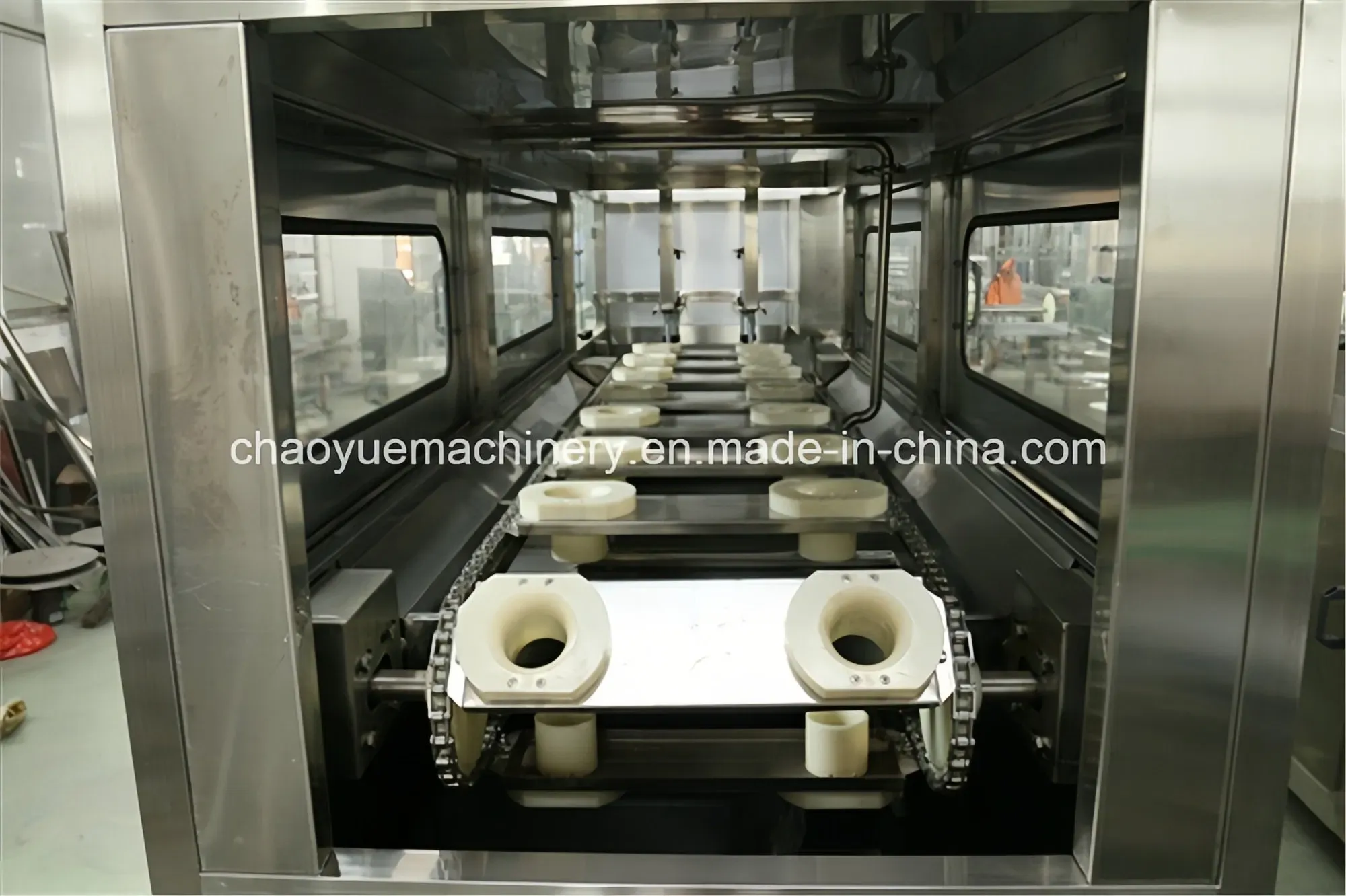 Полностью автоматическая машина для розлива, закупорки, упаковки и запечатывания воды 6