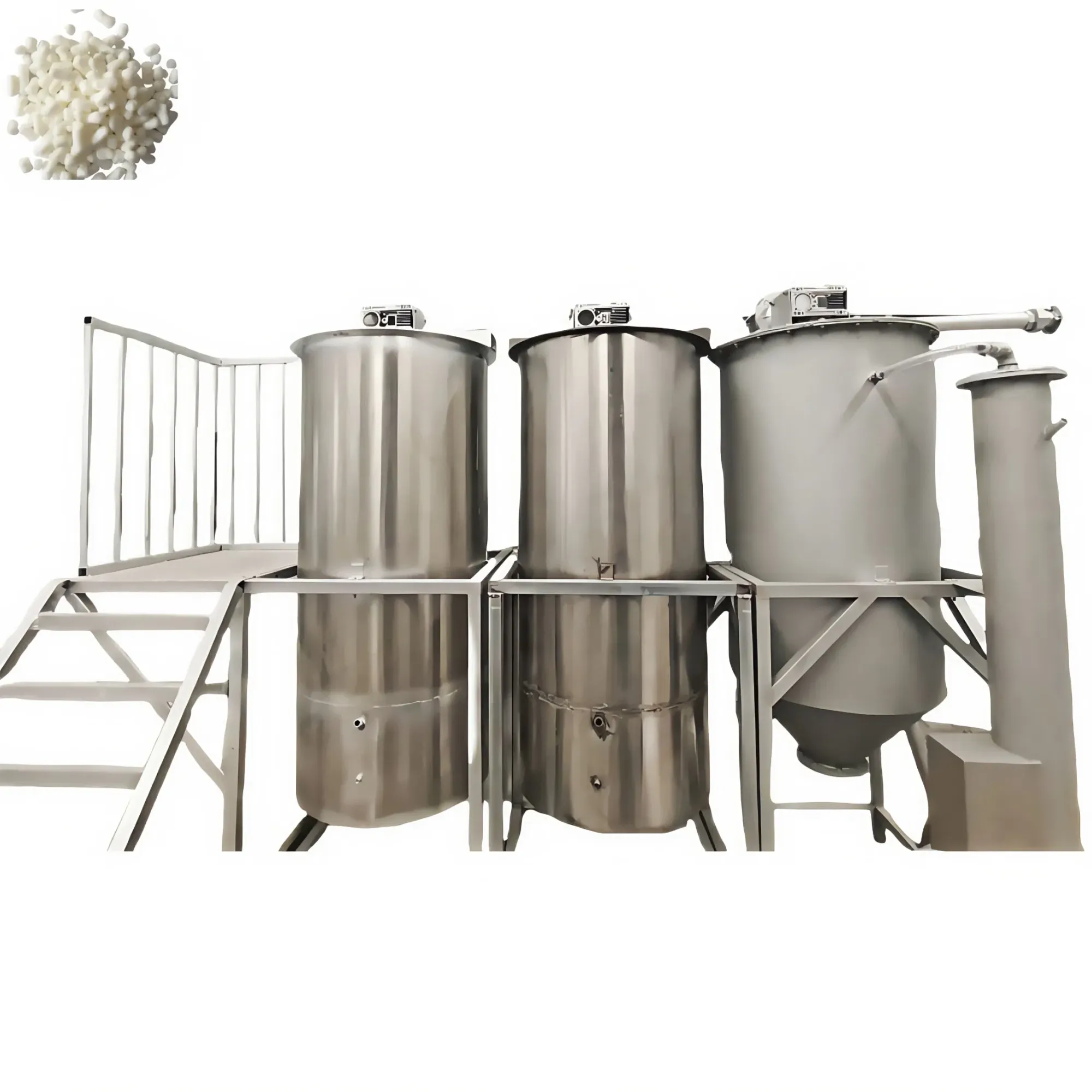 Полностью автоматическая линия для сапонификации жиров и машина для производства мыльных макарон 3