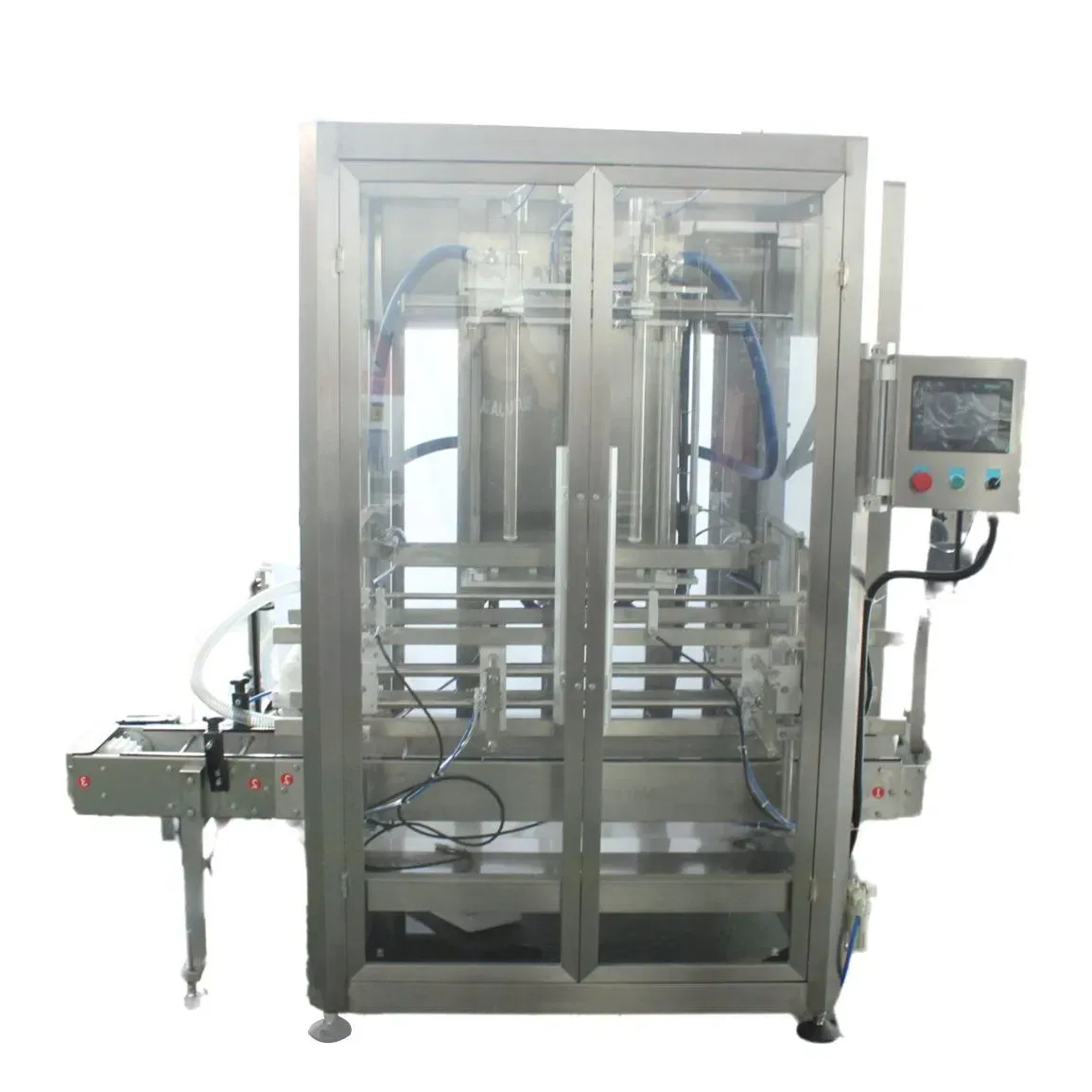 Полностью автоматическая машина для заполнения жидкими материалами высокой точности для больших бочек 4