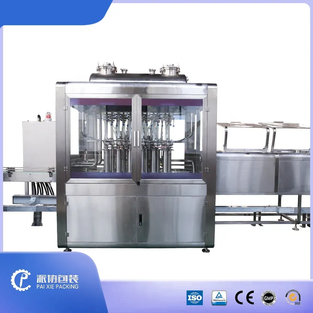 Полностью автоматическая машина для заполнения, укупорки и маркировки продуктов 3