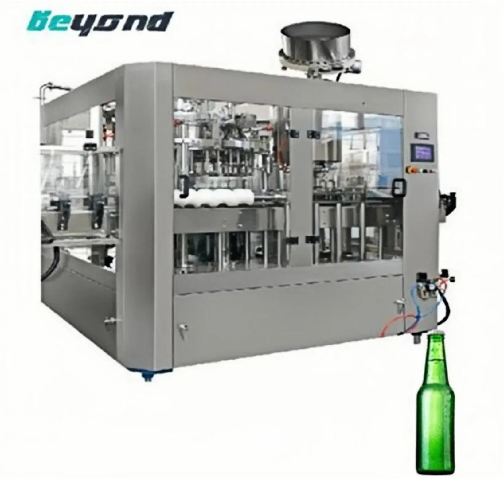 Полностью автоматическая машина для розлива и укупорки стеклянных бутылок