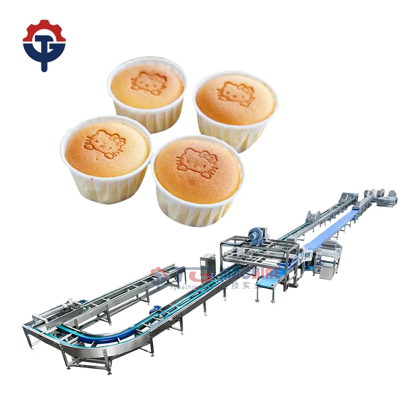 Полностью автоматическая промышленная линия по производству тортов для пекарни 3