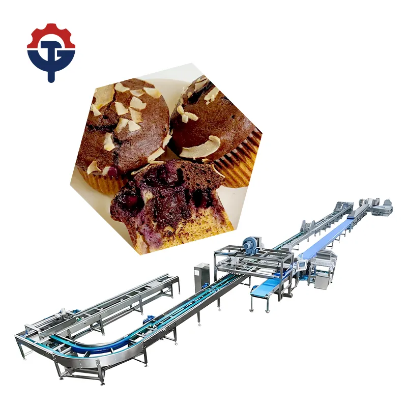 Полностью автоматическая промышленная линия по производству тортов для пекарни 4
