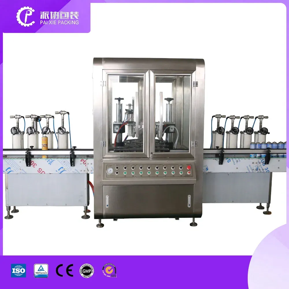 Полностью автоматическая линия для заполнения аэрозолей PX-BFC80 5