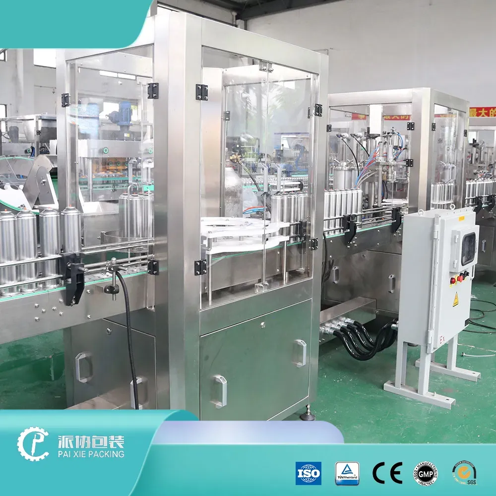 Полностью автоматическая линия для заполнения аэрозолей PX-BFC80 3