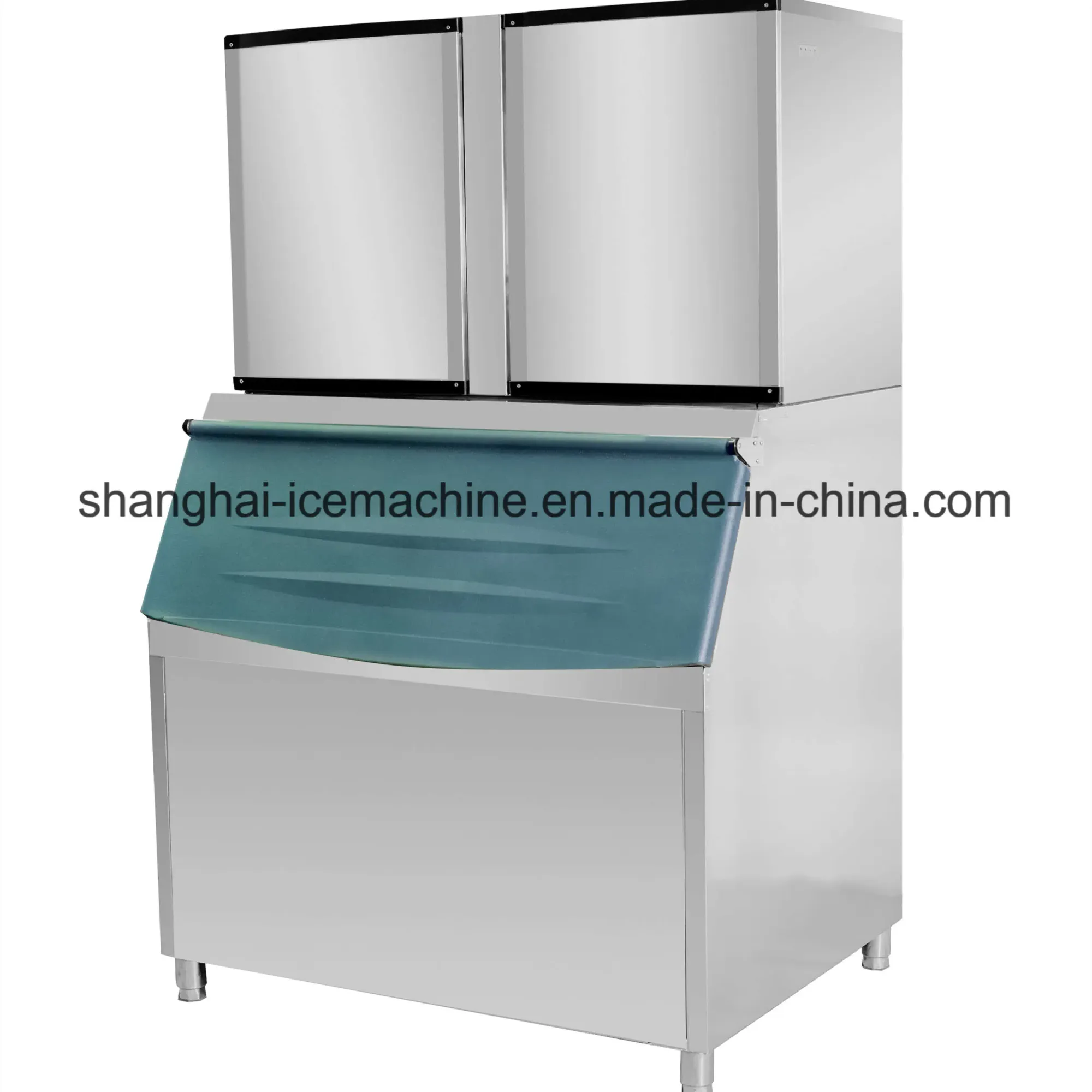 Автоматическая машина для льда большой ёмкости с 2 тоннами кубиков льда