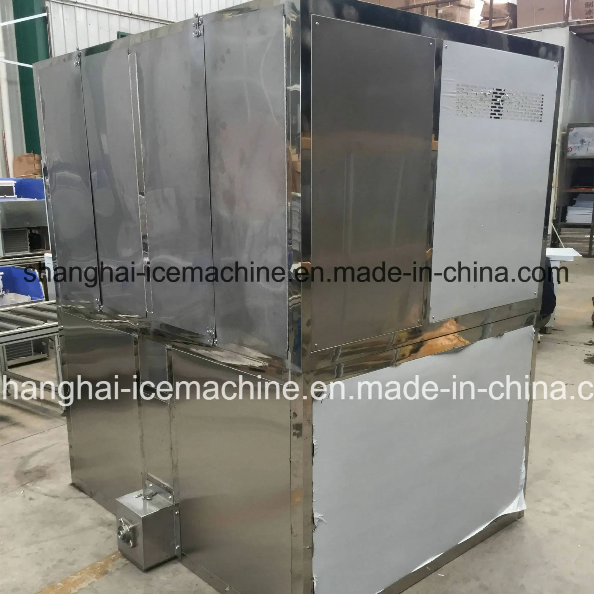 Автоматическая машина для льда большой ёмкости с 2 тоннами кубиков льда 2